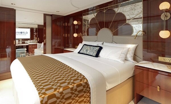 UNIWORLD Boutique River Cruises S.S Marlene Grand Suite Bedroom 1.jpeg